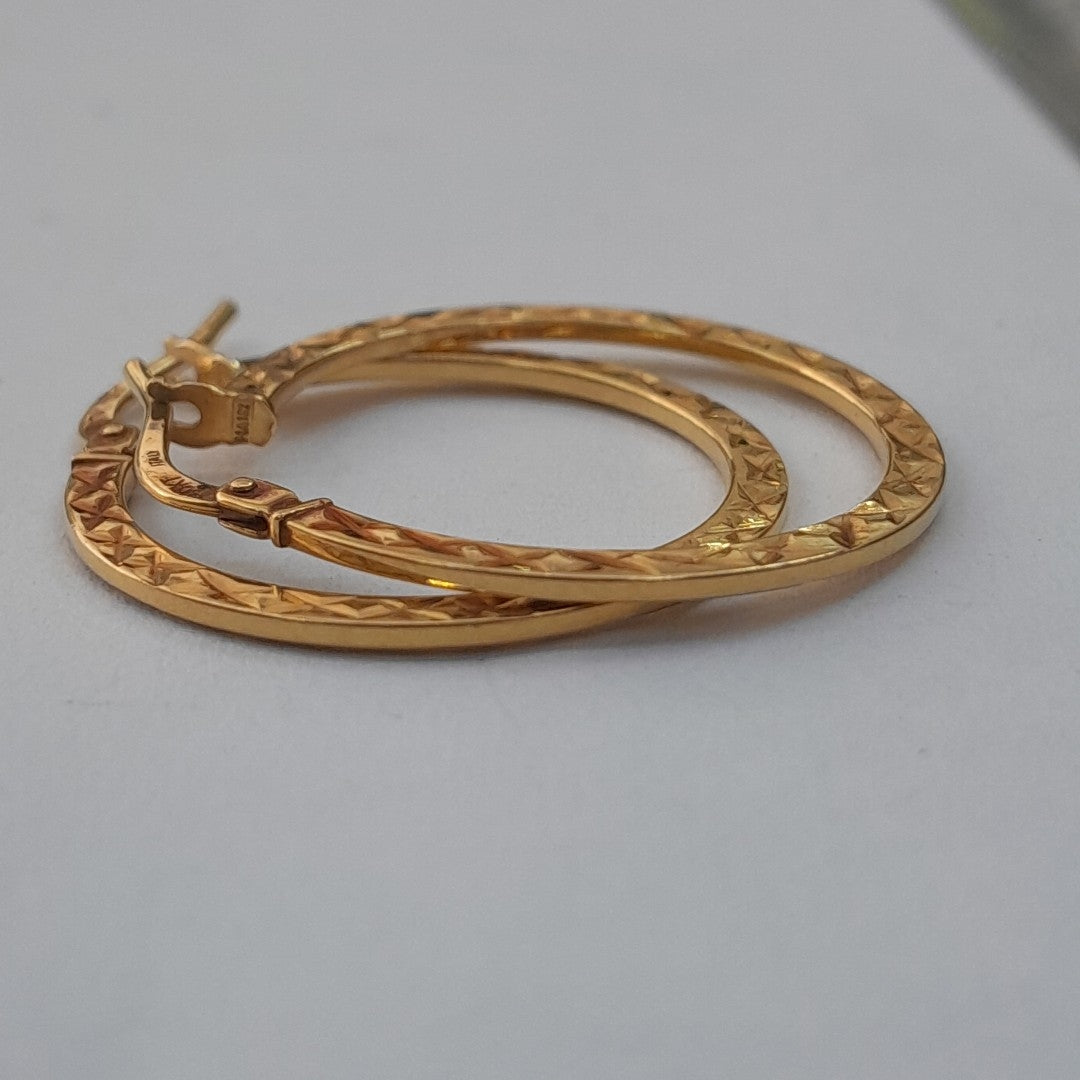 ARRACADAS PAR ORO 10 K 1.1 GRMS (SEMINUEVO)