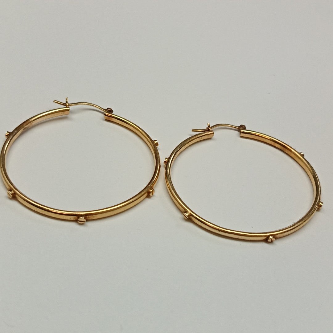 ARRACADAS PAR ORO 14 K 5,60 GRMS (SEMINUEVO)