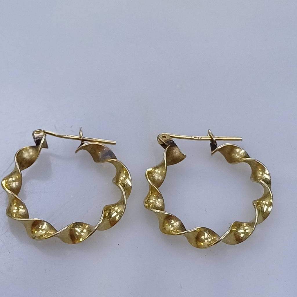 ARRACADAS PAR ORO 14 K 5,00 GRMS (SEMINUEVO)