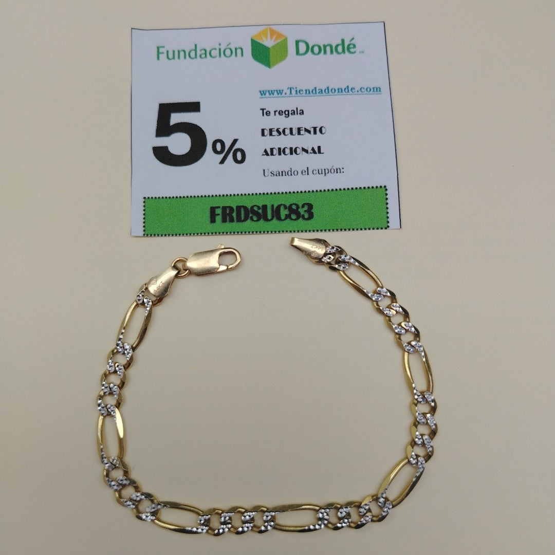 PULSERA RODIADO 14 K 9,90 GRMS (SEMINUEVO)