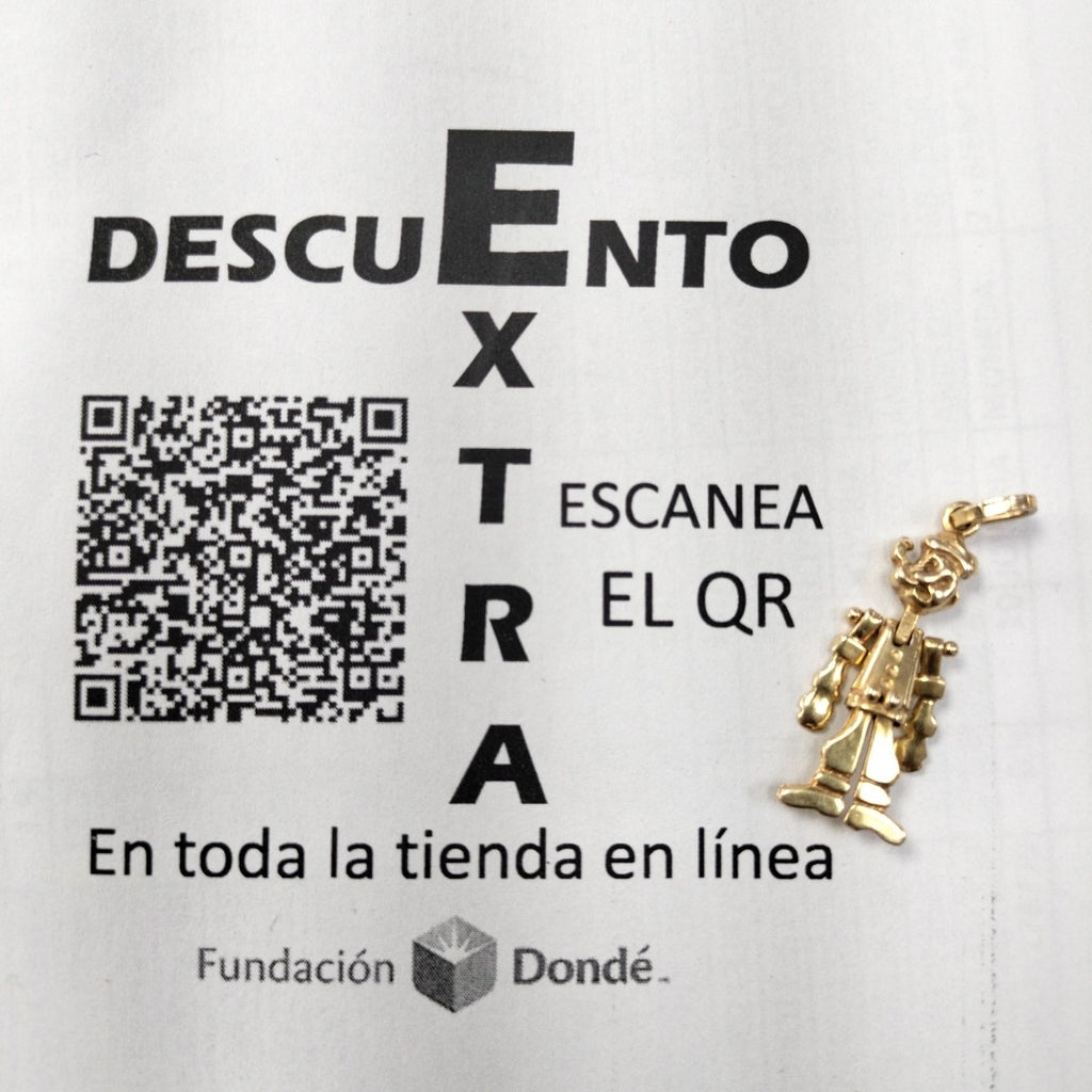 DIJE ORO 14 K 2.6 GRMS (SEMINUEVO)