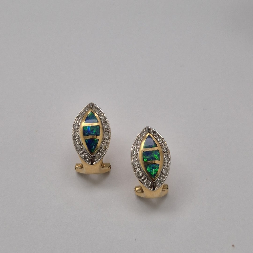 ARETES PAR ORO 14 K 4,10 GRMS (SEMINUEVO)