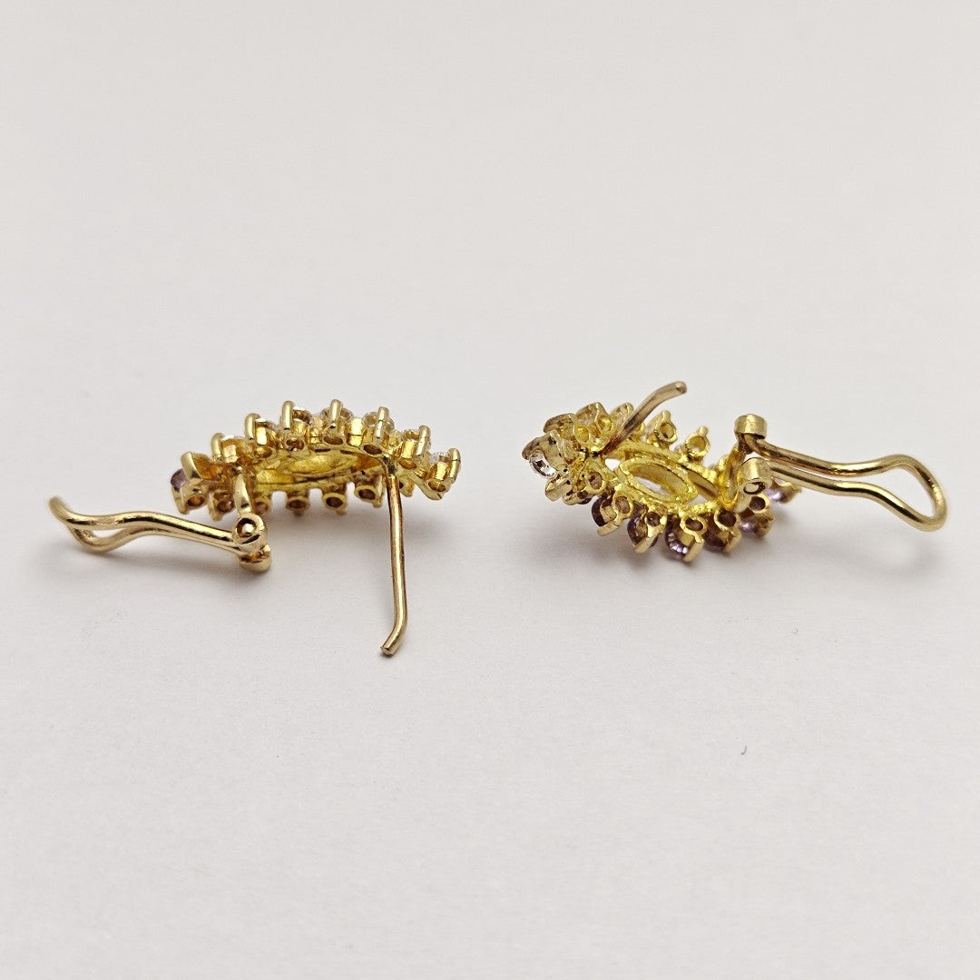 ARETES PAR ORO 14 K 5.1 GRMS (SEMINUEVO)