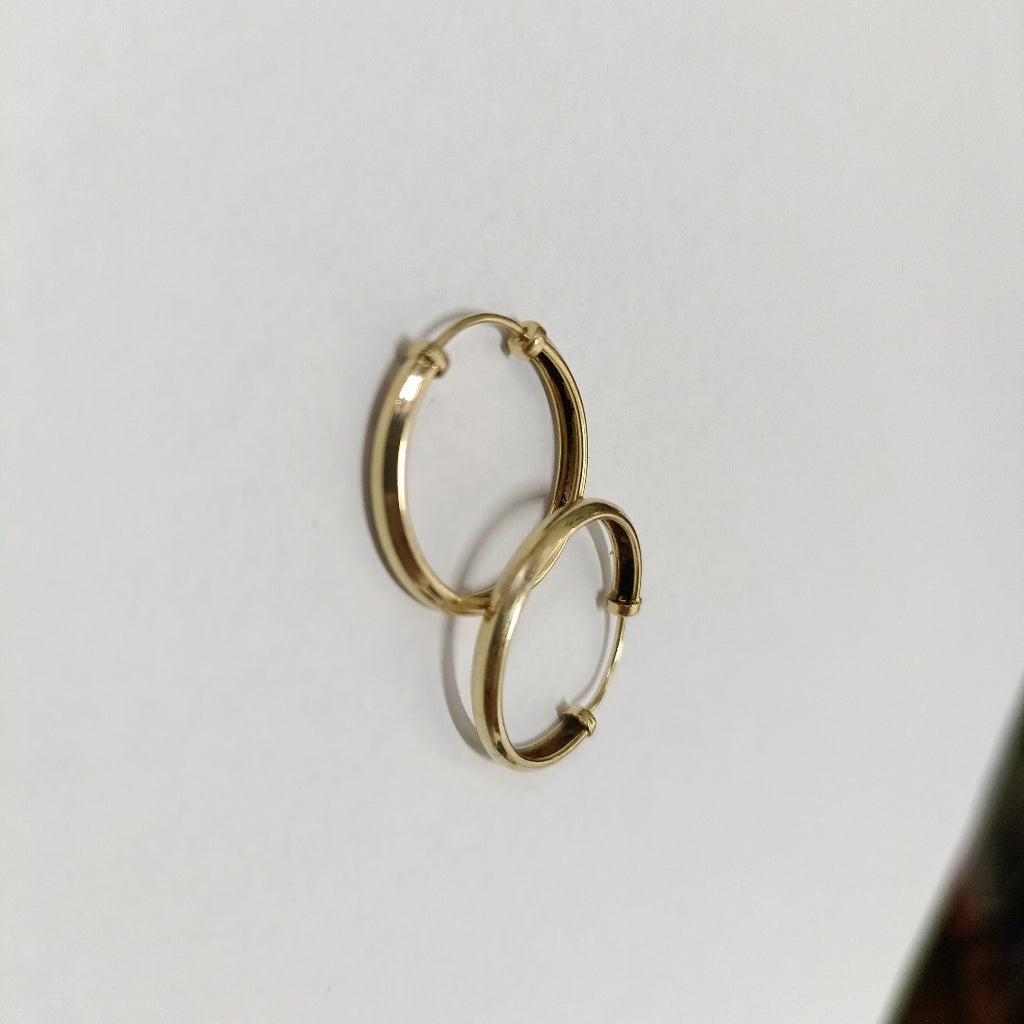 ARETES PAR ORO 18 K 1,60 GRMS (SEMINUEVO)