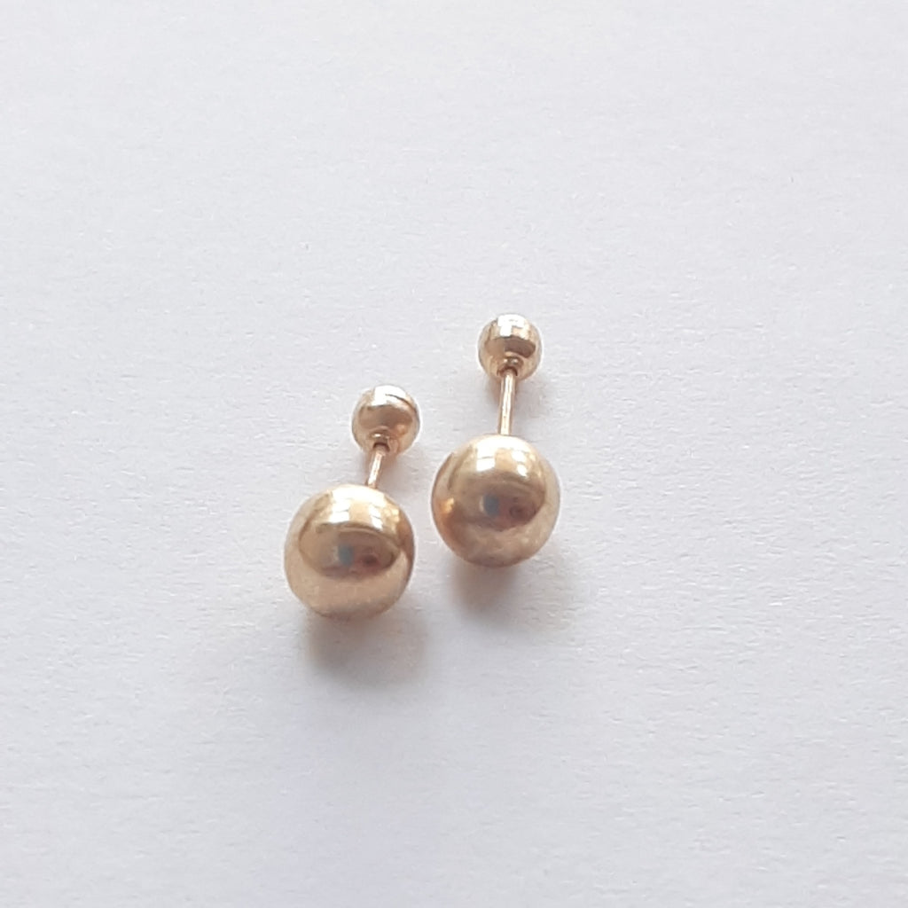 BROQUELES PAR ORO 14 K 0.2 GRMS (SEMINUEVO)