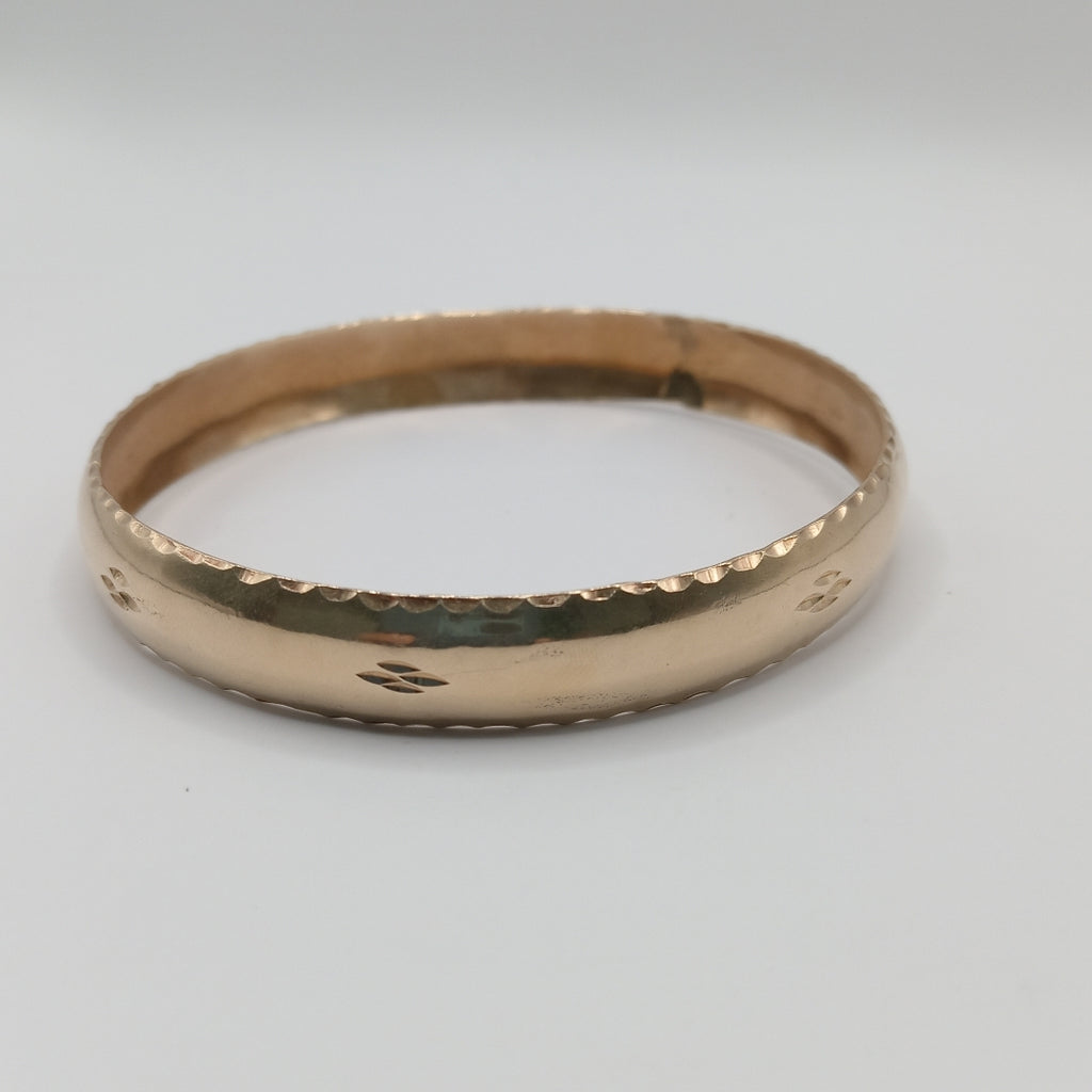 PULSERA RIGIDA ORO 14 K 20.8 GRMS (SEMINUEVO)