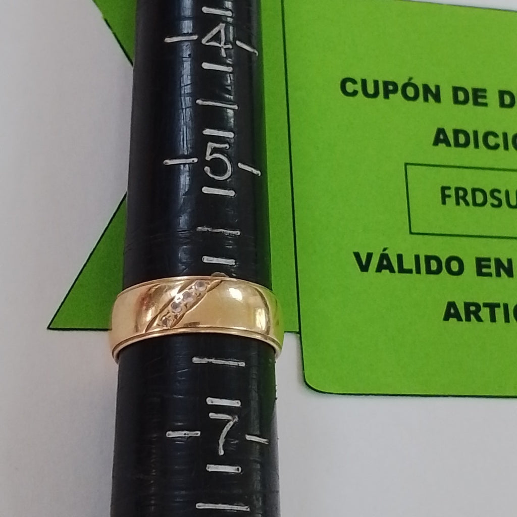 ARGOLLA ORO 14 K 2.9 GRMS (SEMINUEVO)