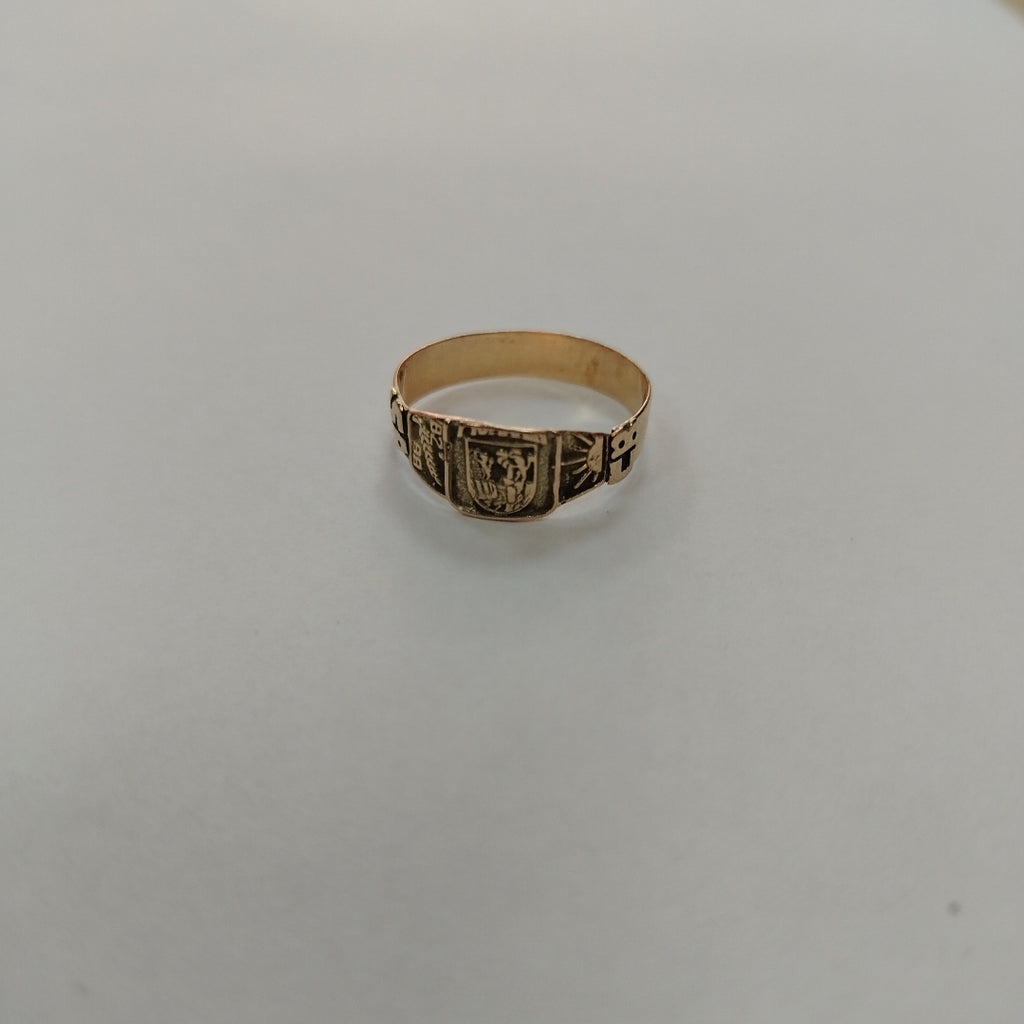 ANILLO DE GRADUACIÓN ORO 8 K 1,90 GRMS (SEMINUEVO)