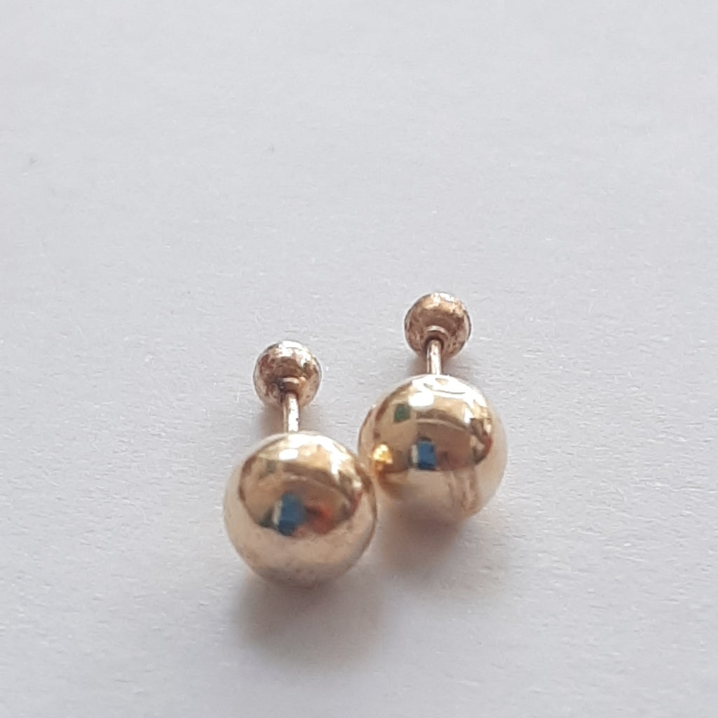 BROQUELES PAR ORO 14 K 0.3 GRMS (SEMINUEVO)