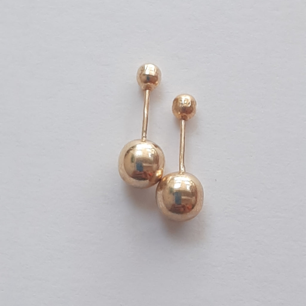 BROQUELES PAR ORO 14 K 0.3 GRMS (SEMINUEVO)