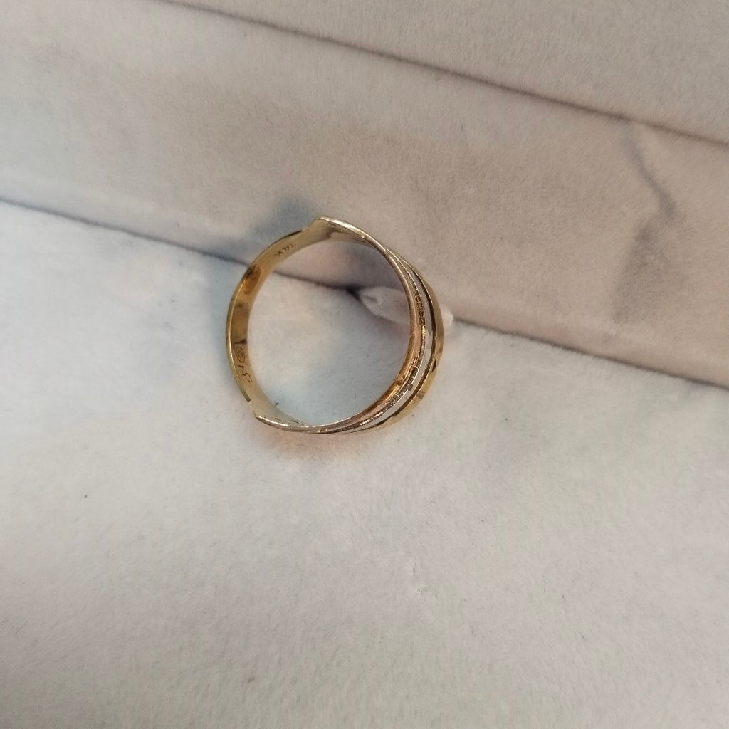 ANILLITO ORO,ORO COMBINADO 10 K 2,60 GRMS (SEMINUEVO)