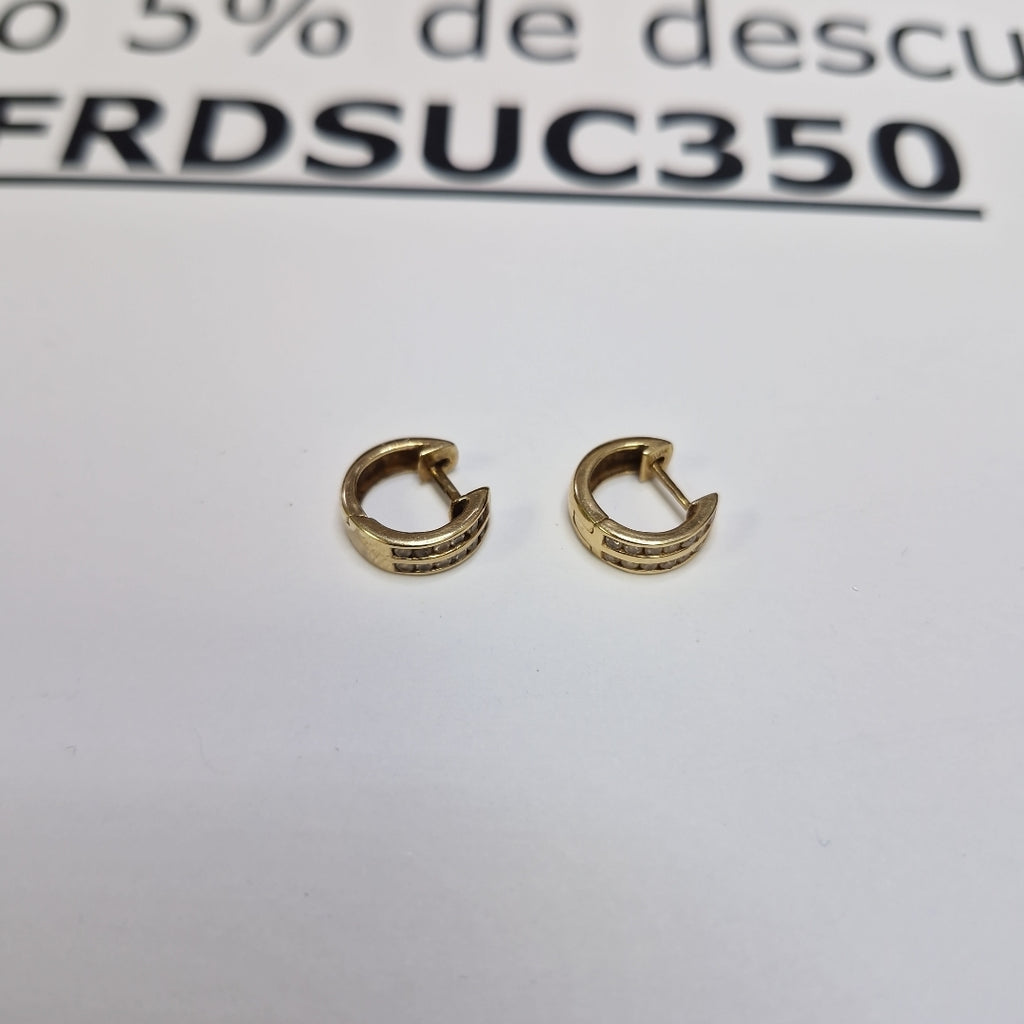 ARRACADAS PAR ORO 14 K 2,90 GRMS (SEMINUEVO)
