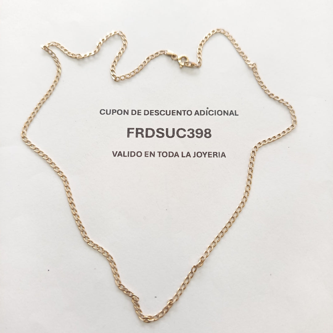 CADENA ORO 14 K 2,20 GRMS (SEMINUEVO)