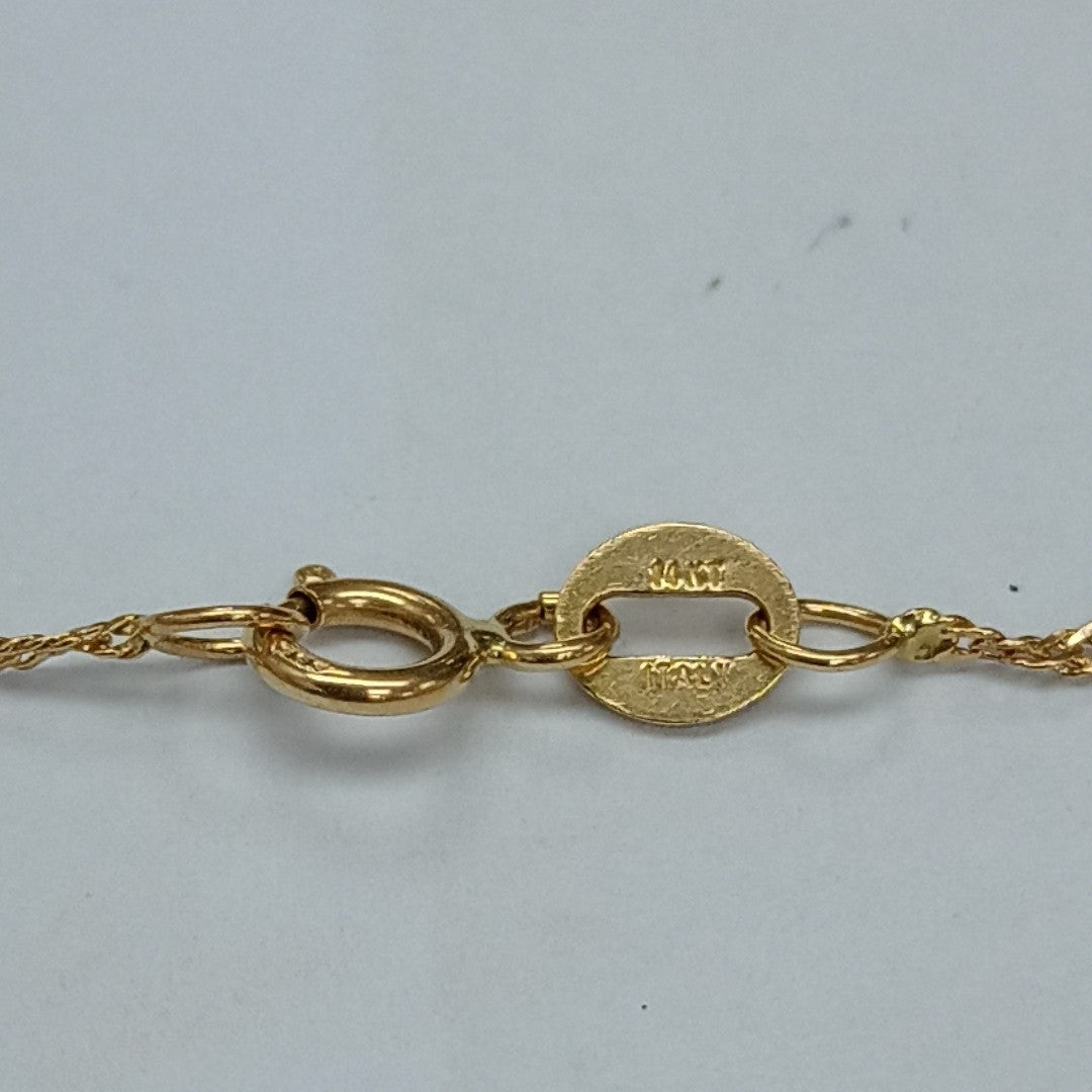 CADENA ORO 14 K 1,40 GRMS (SEMINUEVO)
