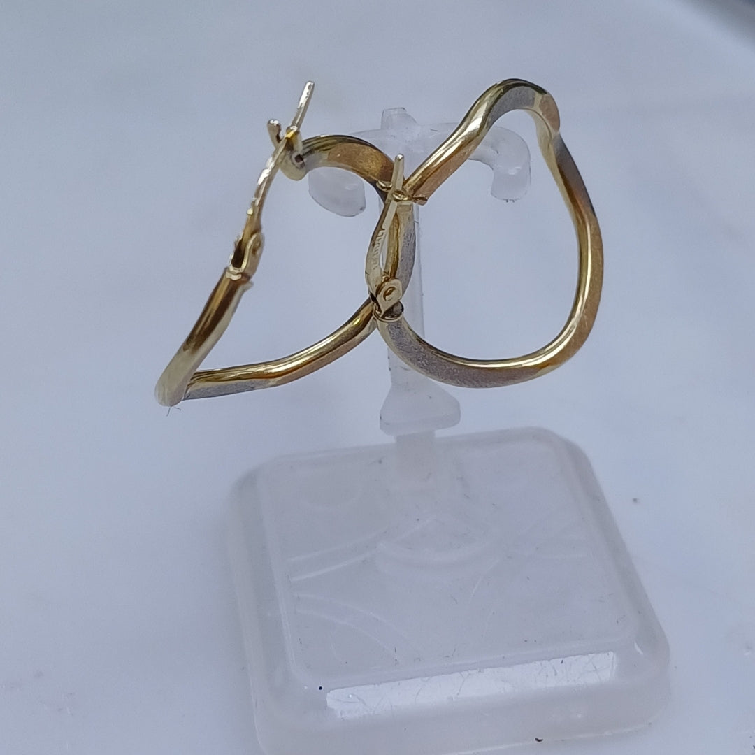 ARRACADAS PAR ORO 14 K 1,40 GRMS (SEMINUEVO)