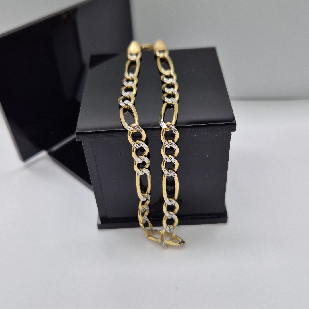 PULSERA ORO, RODIADO 14 K 6.4 GRMS (SEMINUEVO)