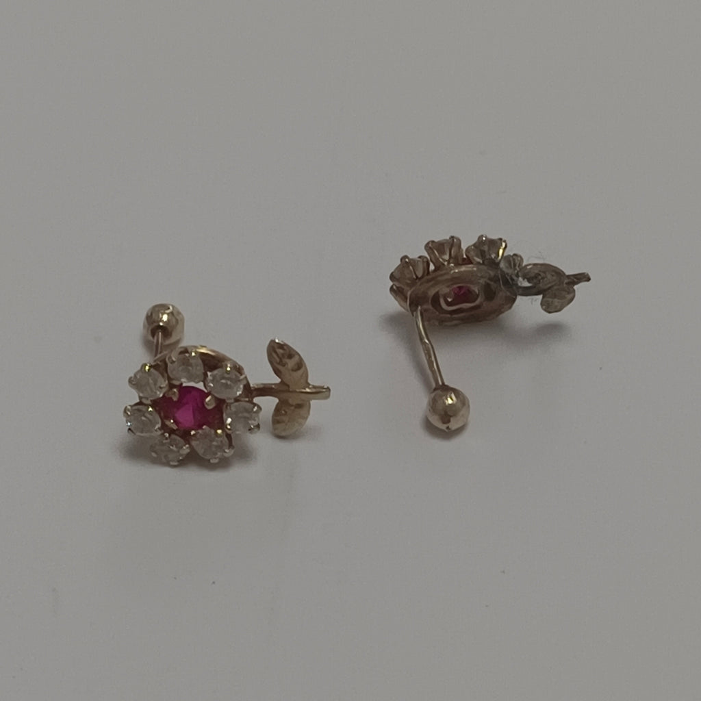 ARETES PAR ORO 10 K 0.8 GRMS (SEMINUEVO)