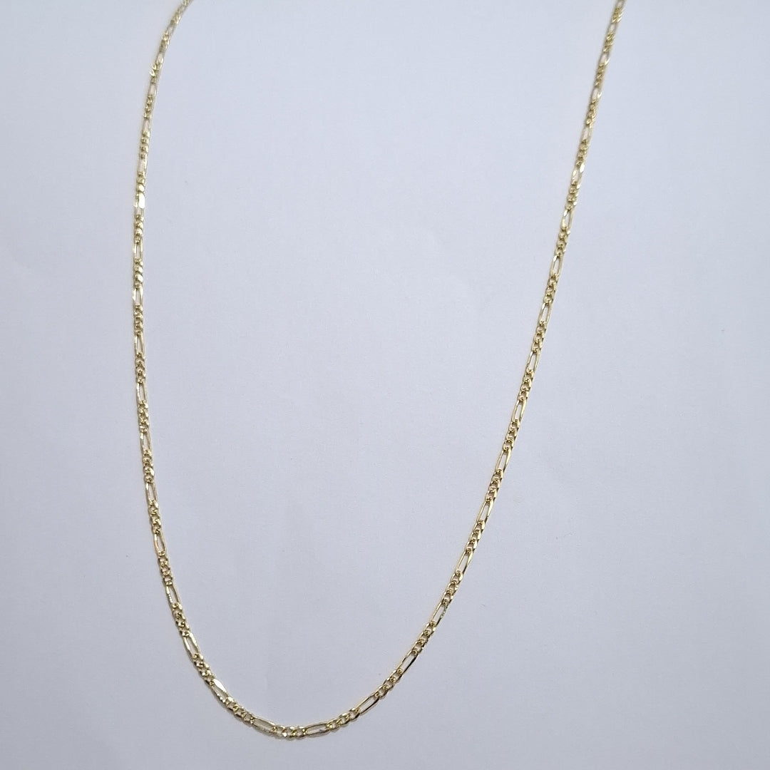 CADENAS 3X1 ORO 14K 55 CM 4 GR (NUEVO)