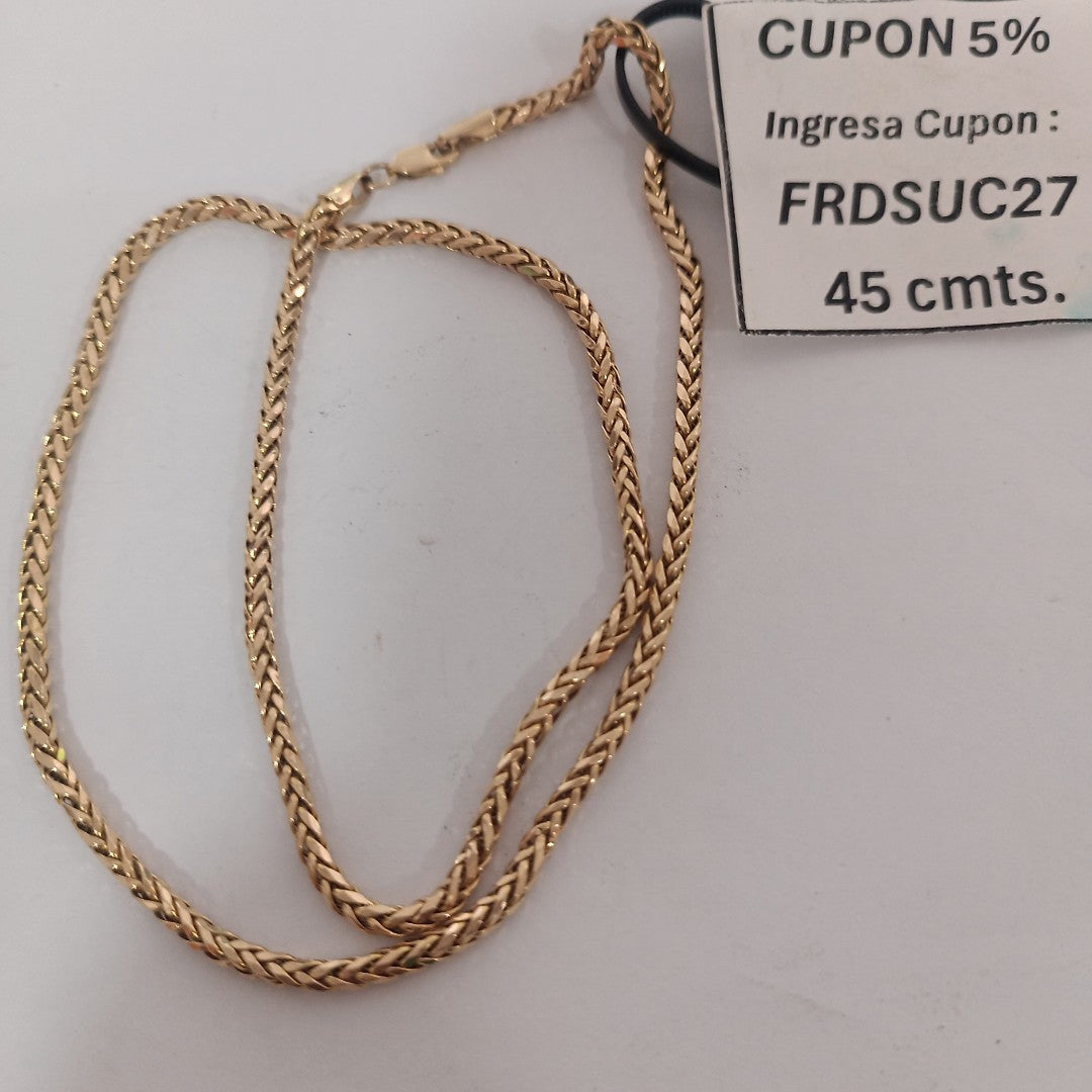 GARGANTILLA ORO 14 K 5,60 GRMS (SEMINUEVO)