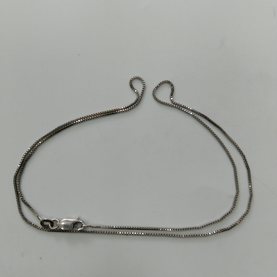 CADENA ORO BLANCO 14 K 2,80 GRMS (SEMINUEVO)
