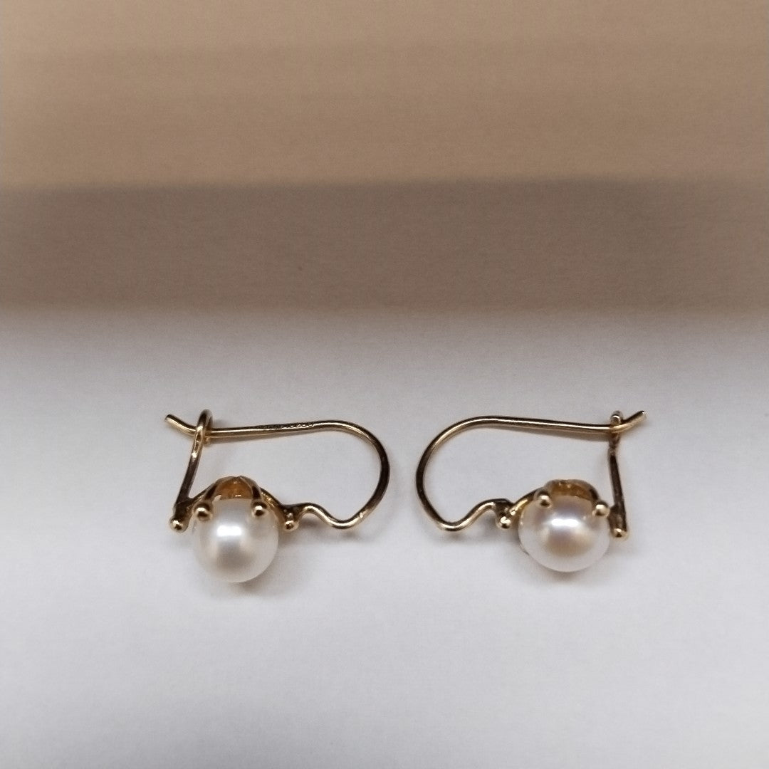ARETES PAR ORO 14 K 1.8 GRMS (SEMINUEVO)