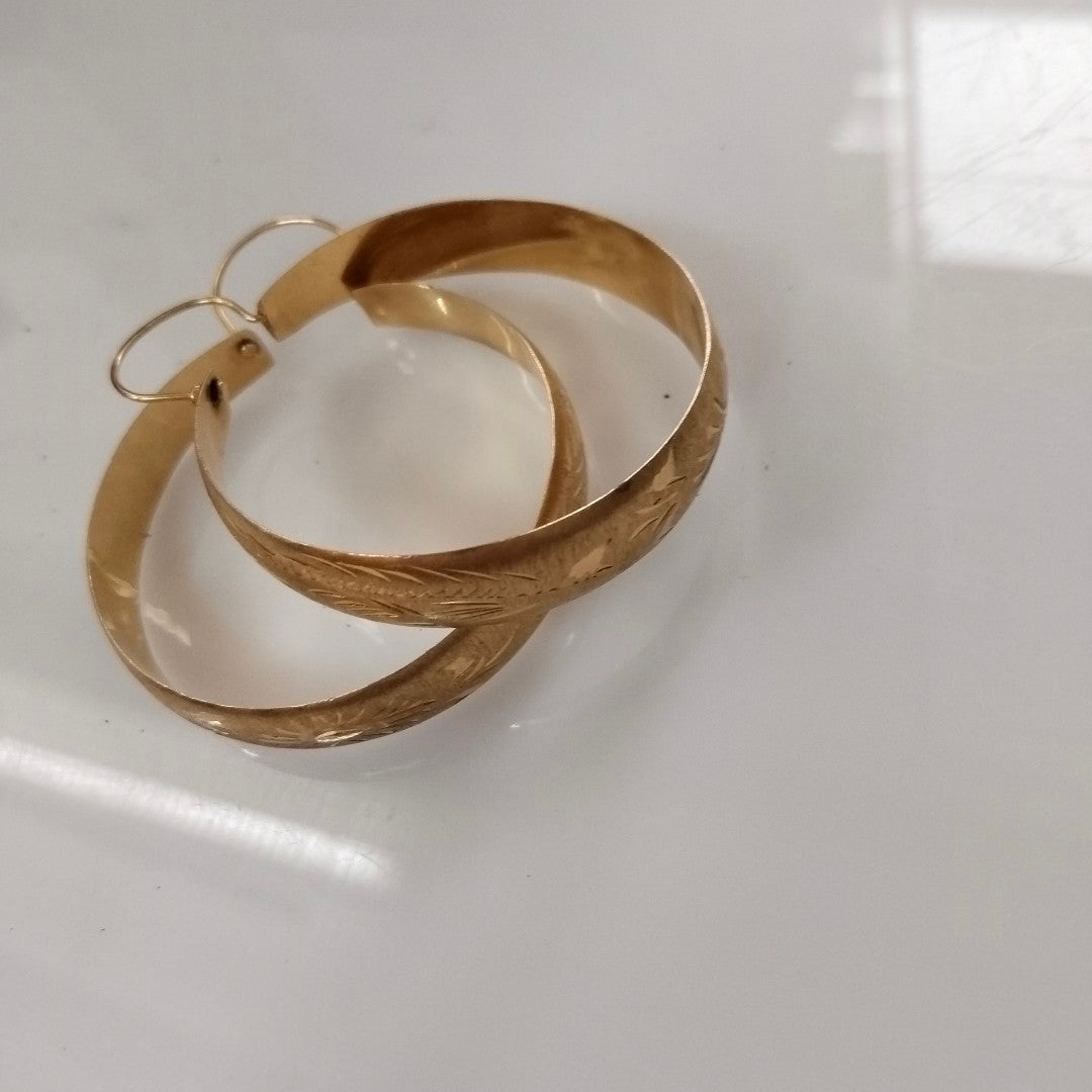 ARRACADAS PAR ORO 14 K 10,30 GRMS (SEMINUEVO)