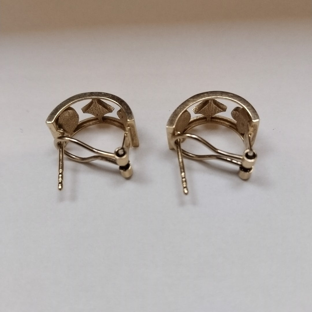 ARETES PAR ORO 14 K 4.2 GRMS (SEMINUEVO)
