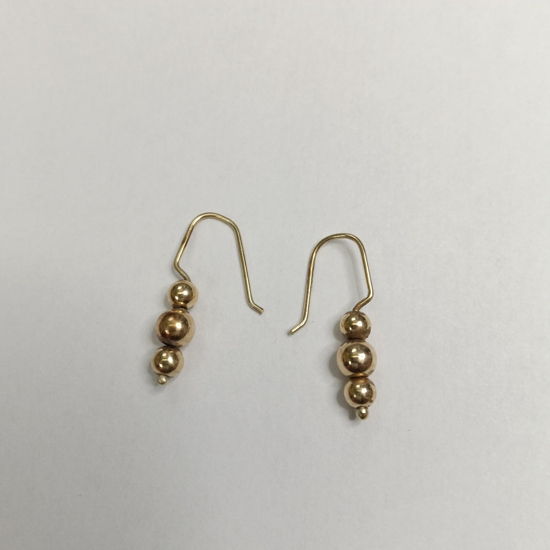 ARETES PAR ORO 14 K 2,40 GRMS (SEMINUEVO)