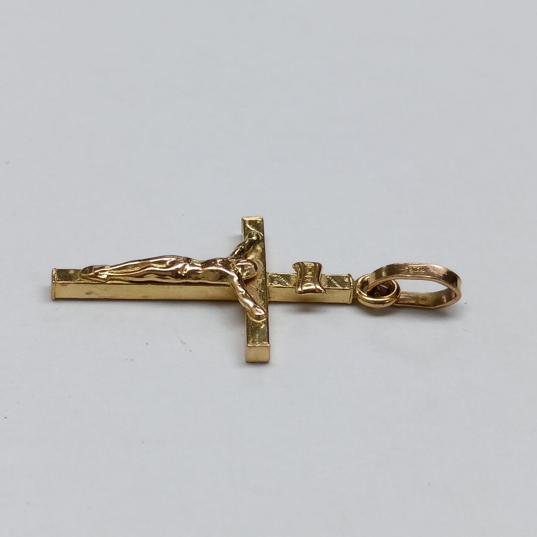 CRUCIFIJO ORO 14 K 1.8 GRMS (SEMINUEVO)