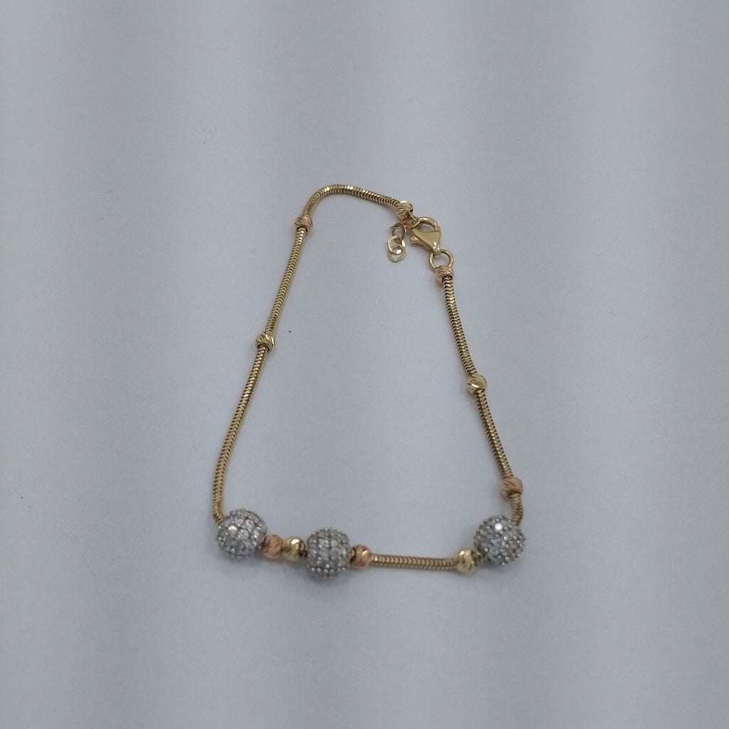 PULSERA ORO 14 K 3.9 GRMS (SEMINUEVO)