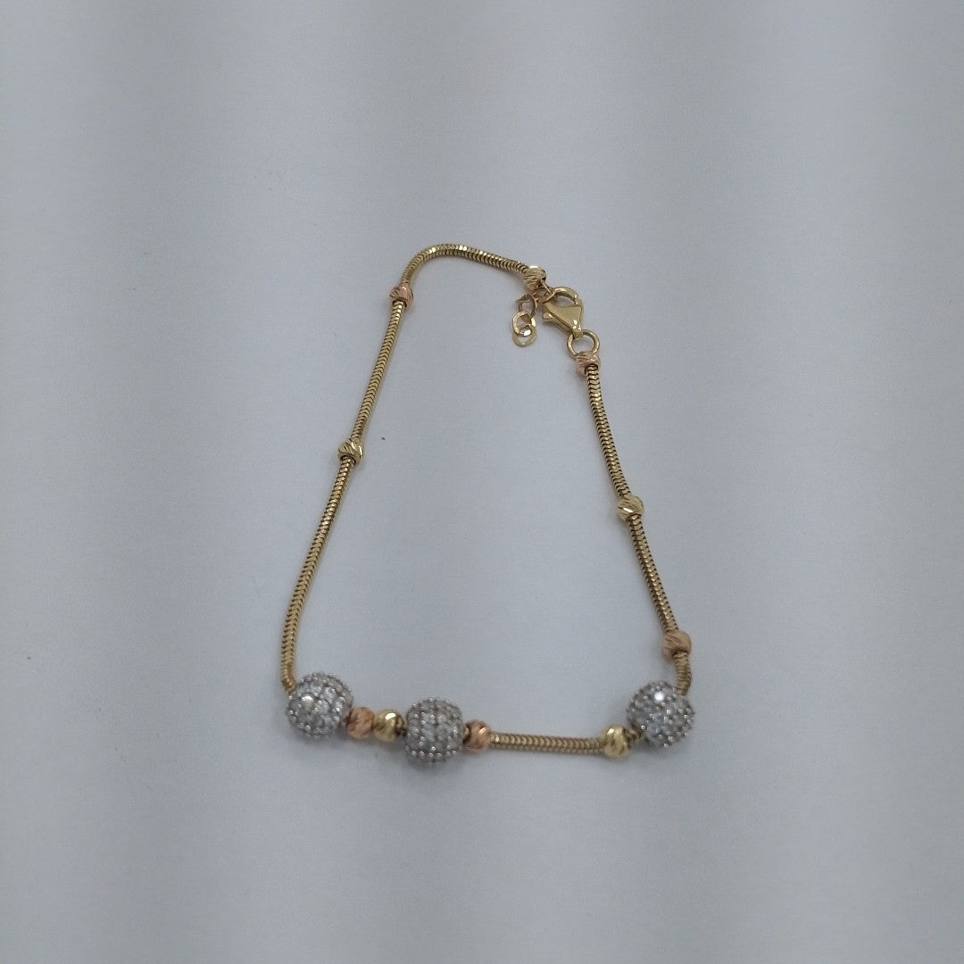 PULSERA ORO 14 K 3.9 GRMS (SEMINUEVO)