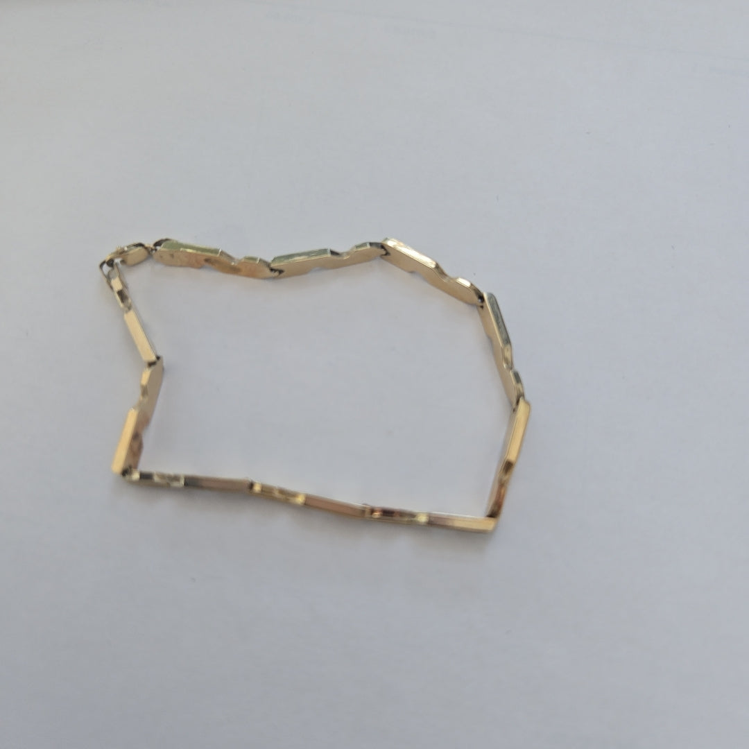 PULSERA ORO COMBINADO 14 K 3,90 GRMS (SEMINUEVO)
