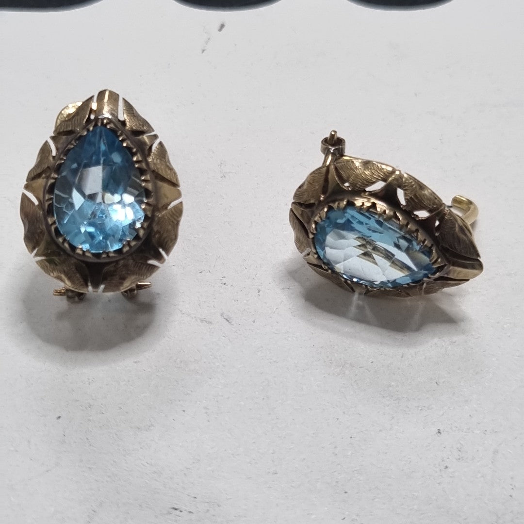 ARETES PAR ORO 10 K 3.6 GRMS (SEMINUEVO)