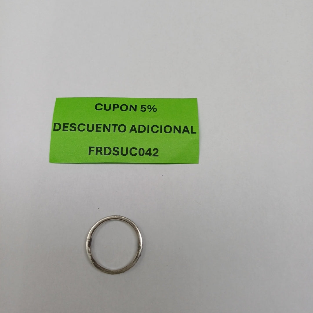 ANILLO PLATA 1,90 GRMS (SEMINUEVO)