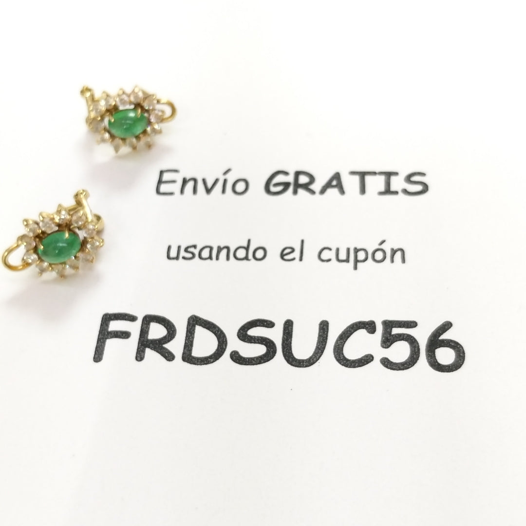 ARETES PAR ORO 14 K 3,80 GRMS (SEMINUEVO)
