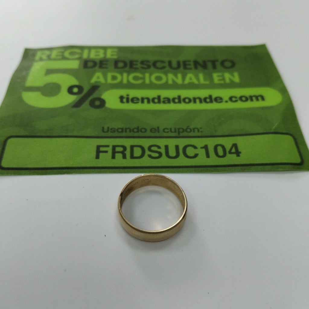 ARGOLLA ORO 14 K 2.9 GRMS (SEMINUEVO)