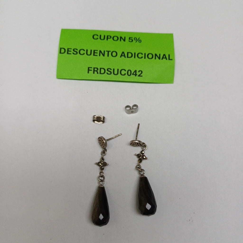 ARETES PAR PLATA 4,50 GRMS (SEMINUEVO)