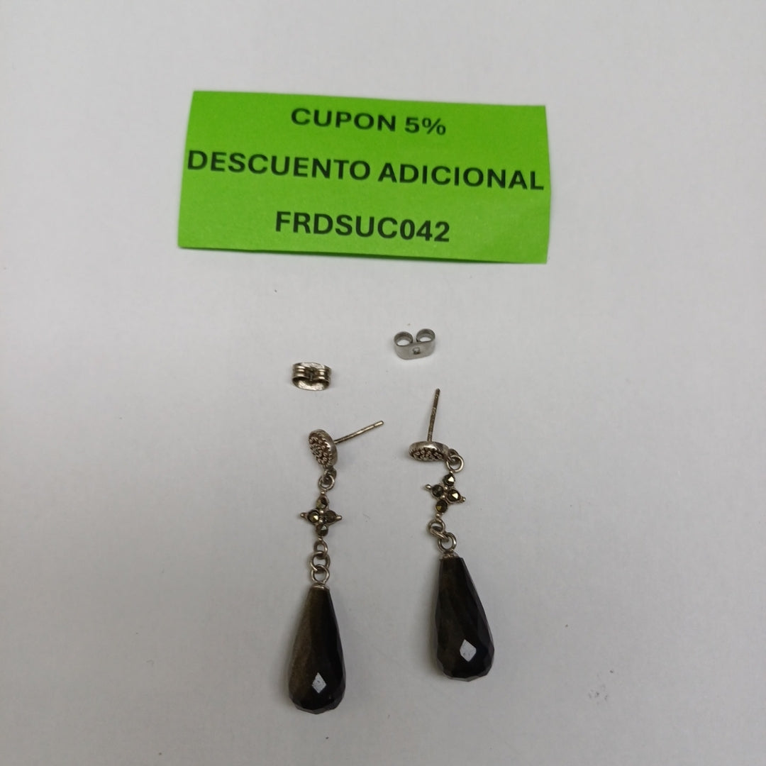 ARETES PAR PLATA 4,50 GRMS (SEMINUEVO)