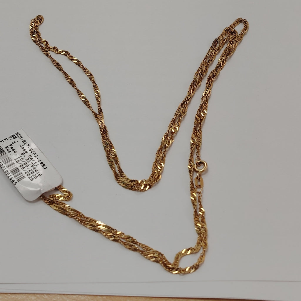 CADENA ORO 14 K 4.8 GRMS (SEMINUEVO)