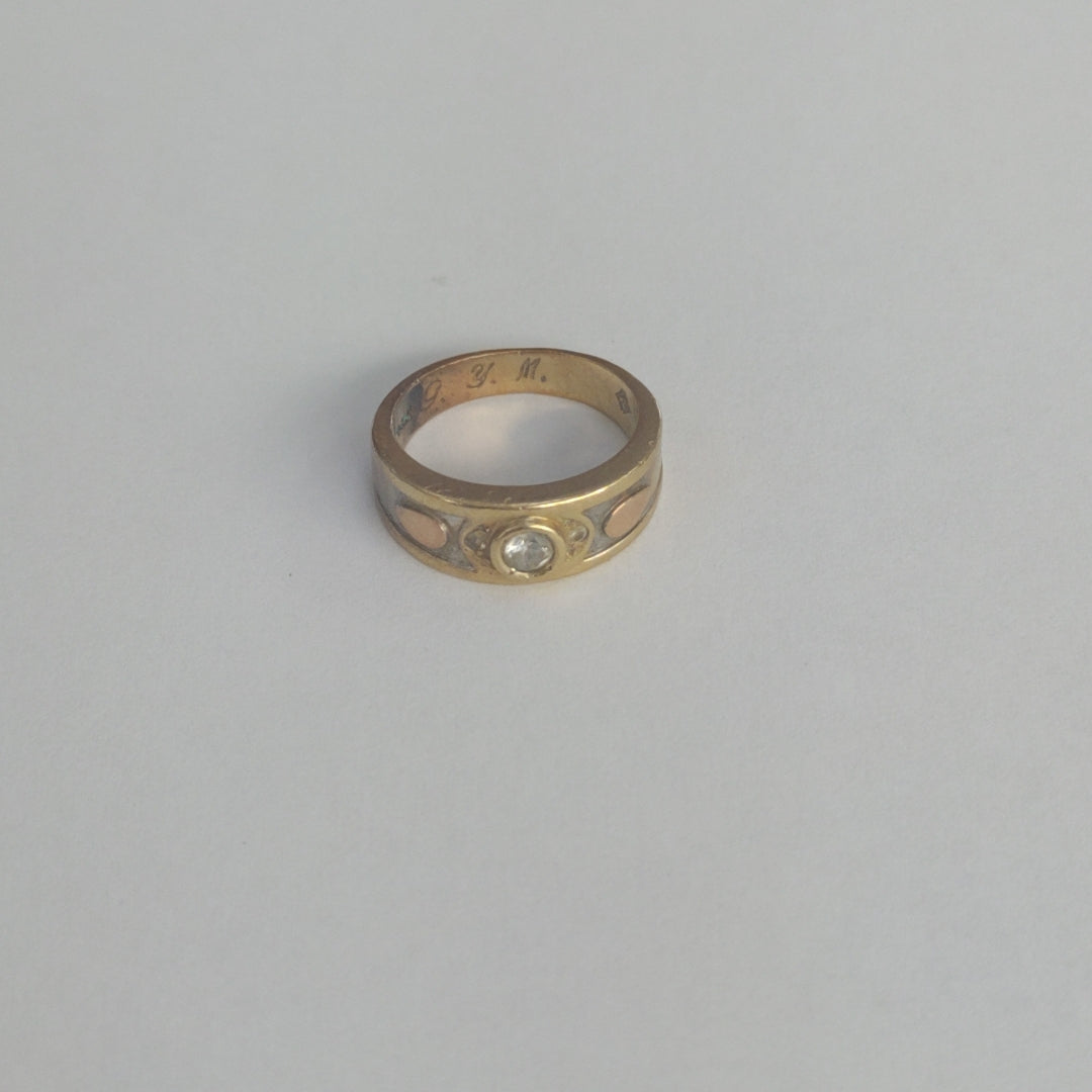 ANILLO ORO 14 K 4.6 GRMS (SEMINUEVO)