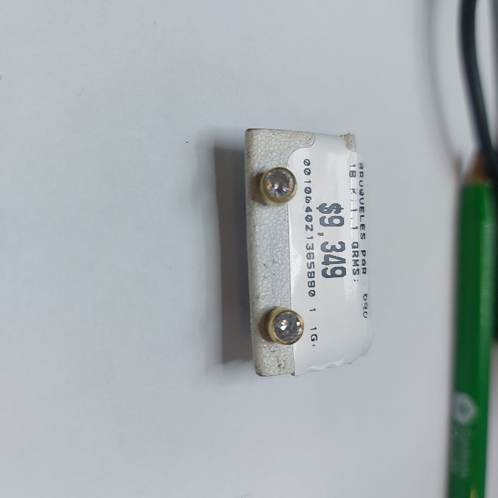 BROQUELES PAR ORO 18 K 1.1 GRMS (SEMINUEVO)