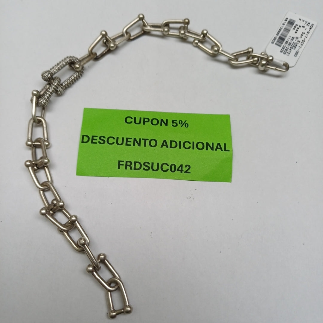 PULSERA PLATA,ALPACA 23,20 GRMS (SEMINUEVO)