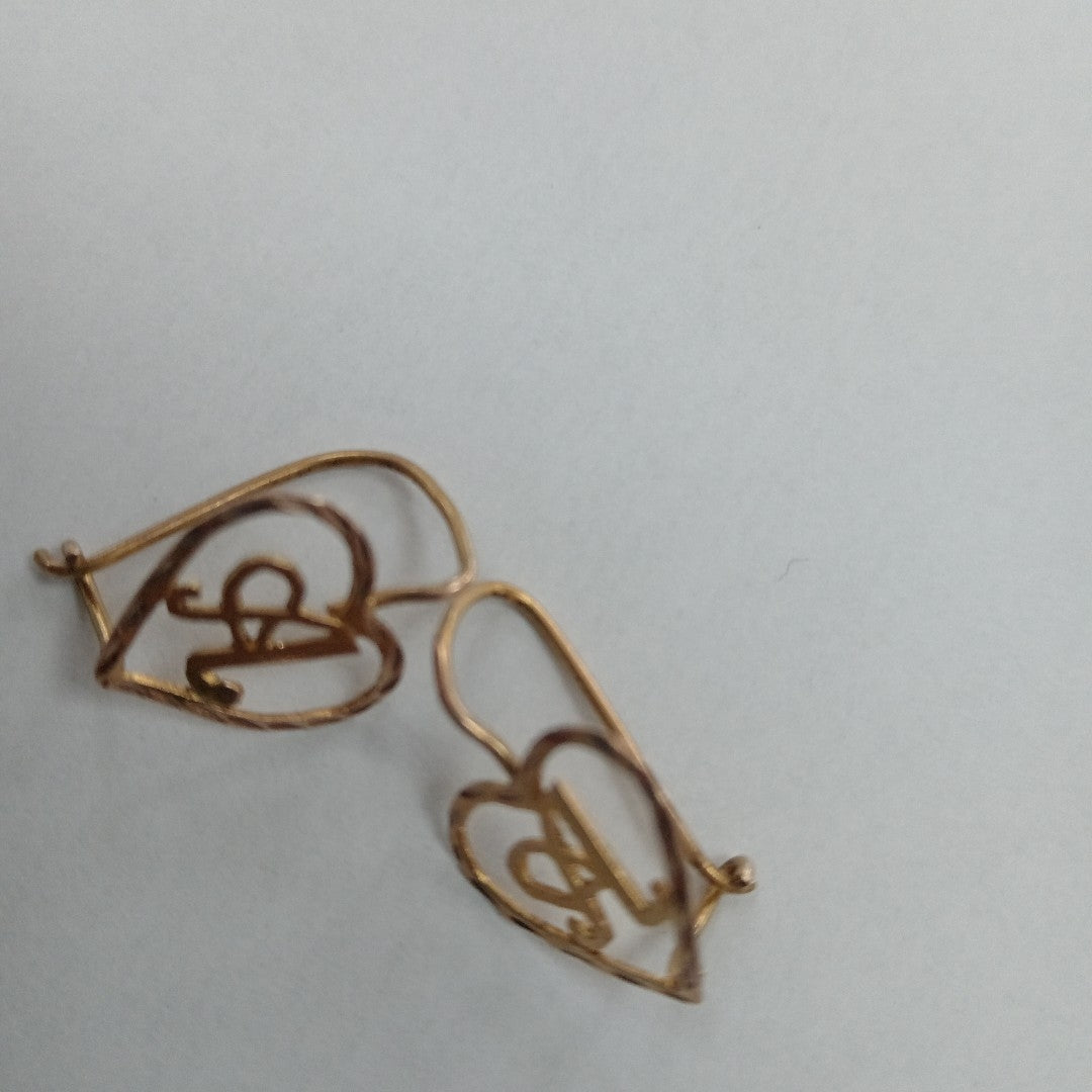 ARETES PAR ORO 10 K 1,60 GRMS (SEMINUEVO)