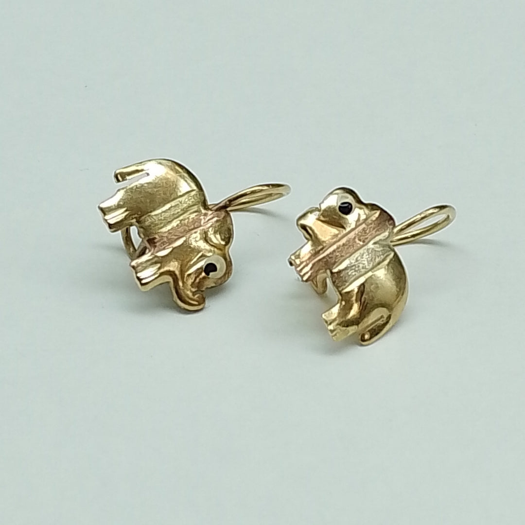 ARETES PAR ORO 10 K 1.3 GRMS (SEMINUEVO)