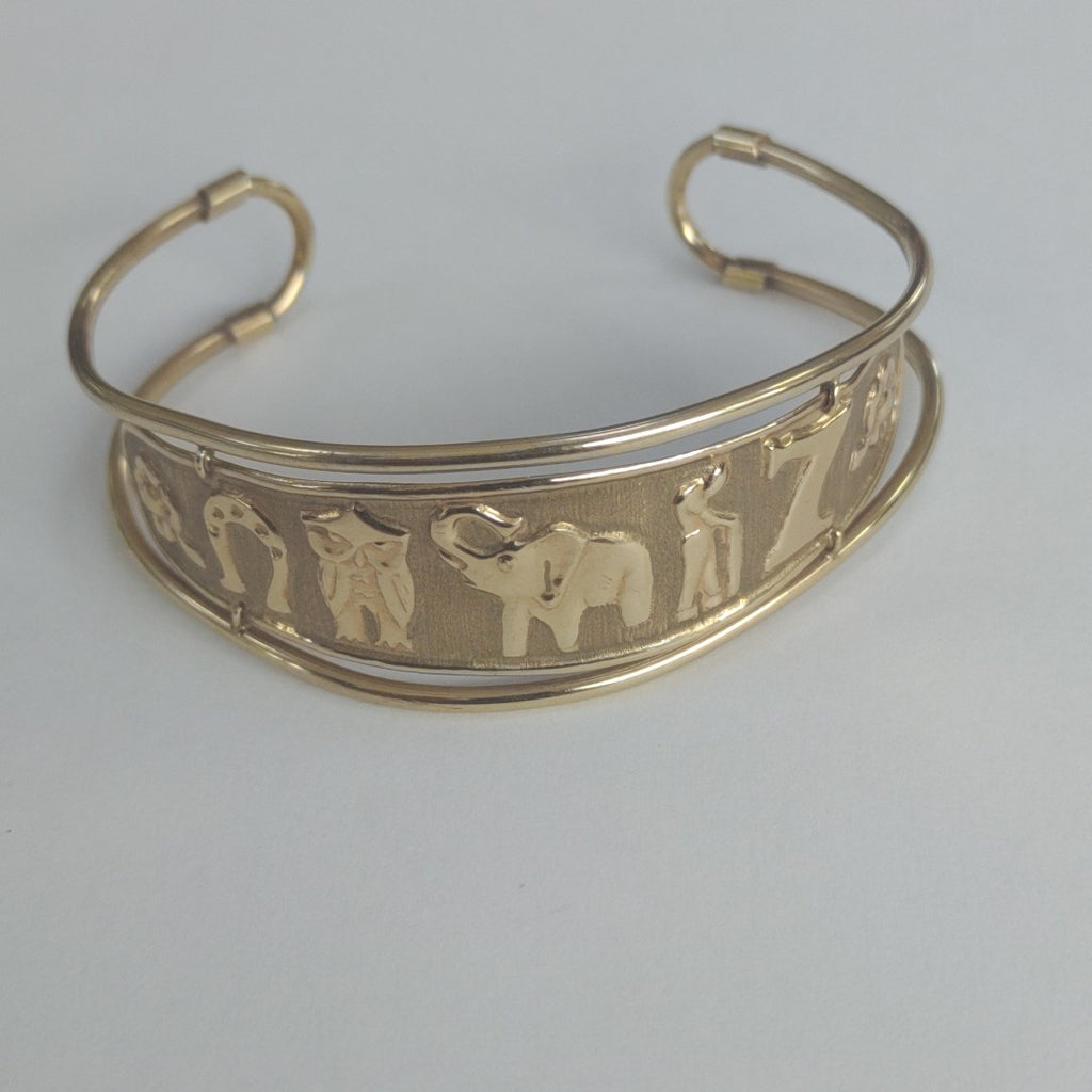 PULSERA RIGIDA ORO 10 K 9.1 GRMS (SEMINUEVO)