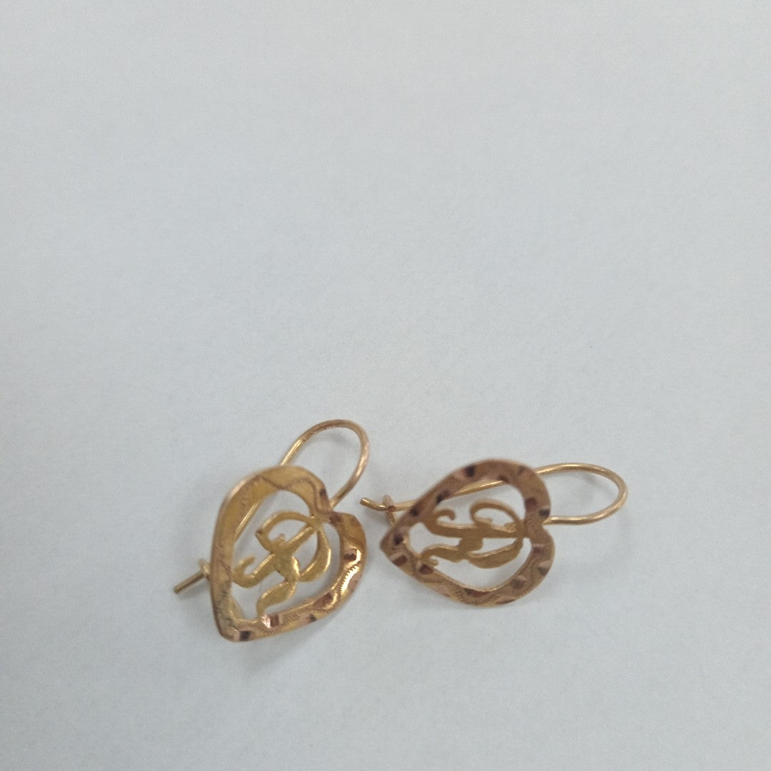 ARETES PAR ORO 10 K 1,60 GRMS (SEMINUEVO)