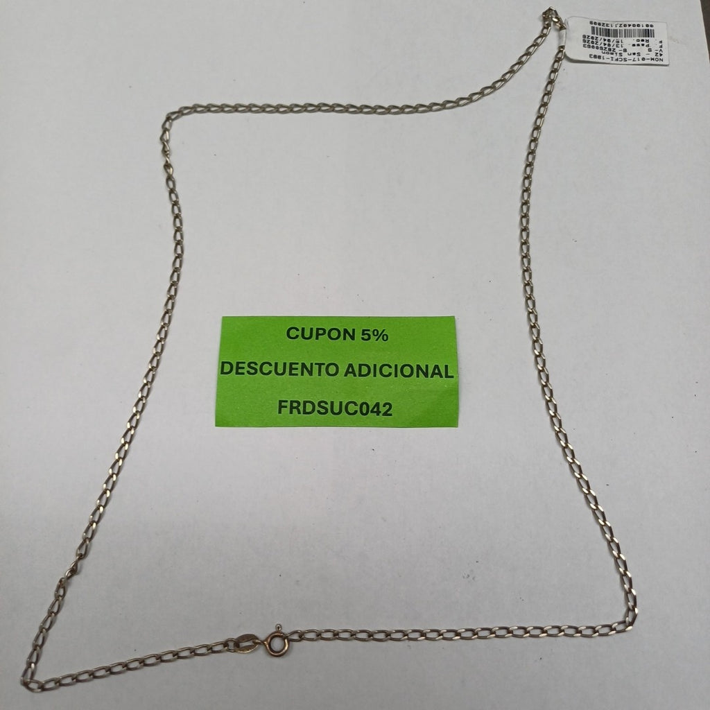 CADENA PLATA 5.5 GRMS (SEMINUEVO)