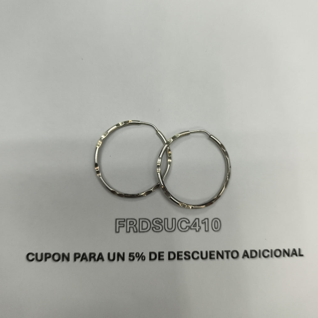 ARRACADAS PAR PLATA 2.3 GRMS (SEMINUEVO)