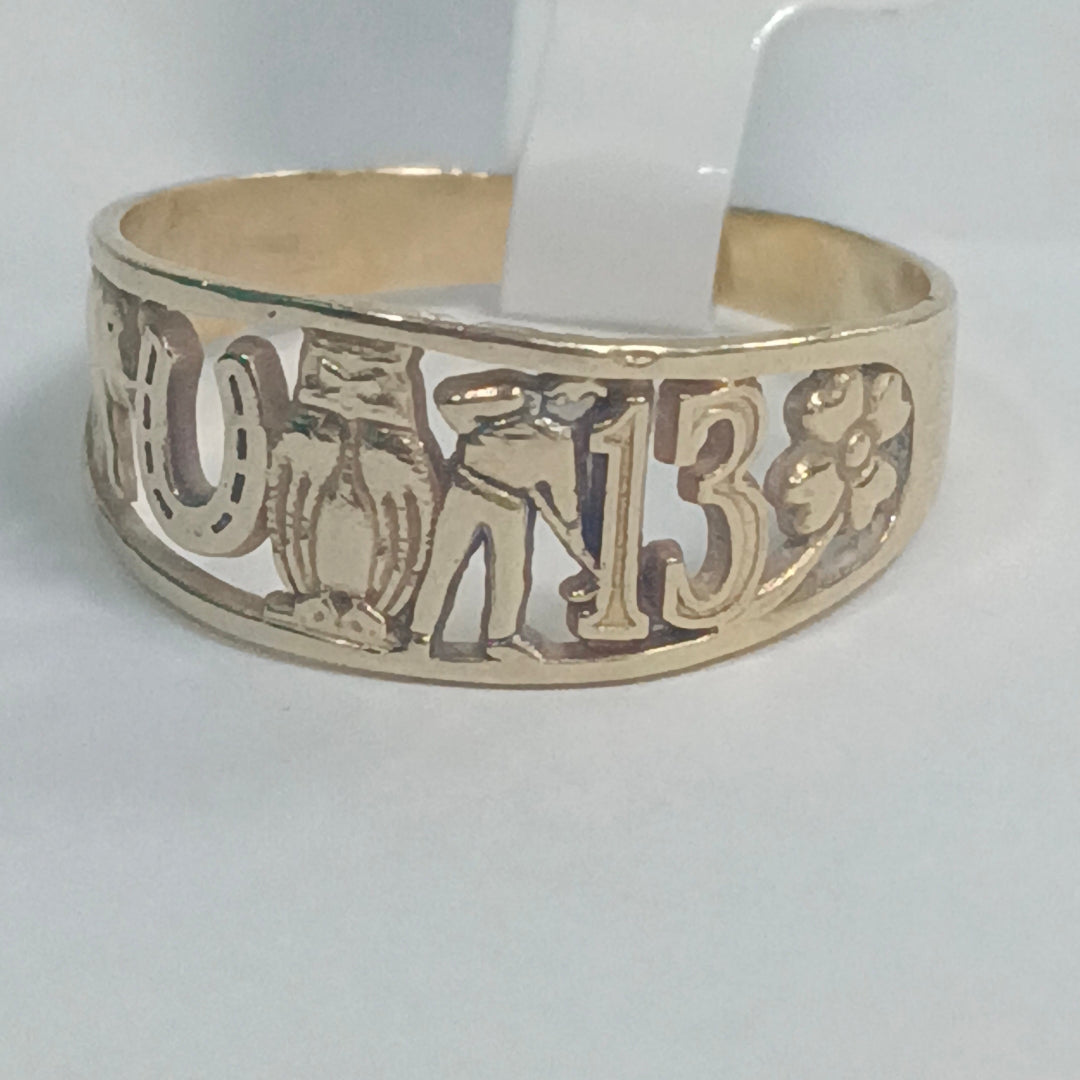 ANILLITO ORO 14 K 2 GRMS (SEMINUEVO)