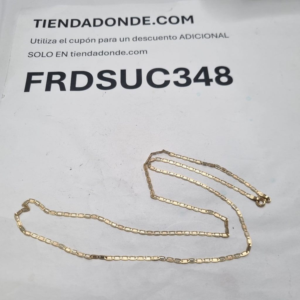 CADENA ORO 14 K 3.5 GRMS (SEMINUEVO)